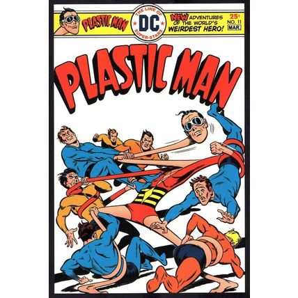 Plastic Man Number Issue 11 DC Superhero Comic Book Postcard