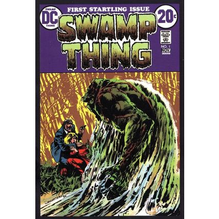 Swamp Thing Issue 1 One First DC Comic Book Postcard