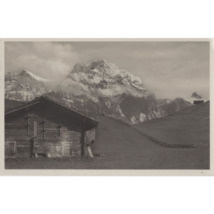 Adelboden Der Lohner Von Furen Aus Switzerland Old Postcard