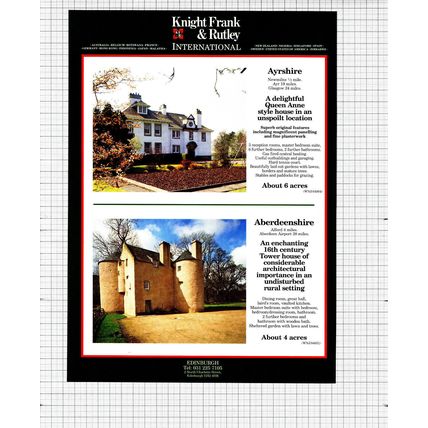 Windlesham Surrey / Newmilns Ayshire Alford Aberdeen Sale Advert - 1991 Cutting