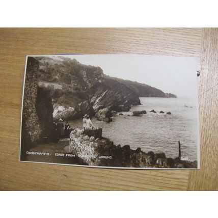 Early Photochrom Postcard - Ladies @ Pleasure Ground, Combe Martin Nr Ilfracombe