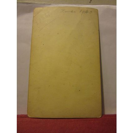 PHOTOGRAPH of an unknown LADY, xmas 1940. 135 x 85 mm (a) /