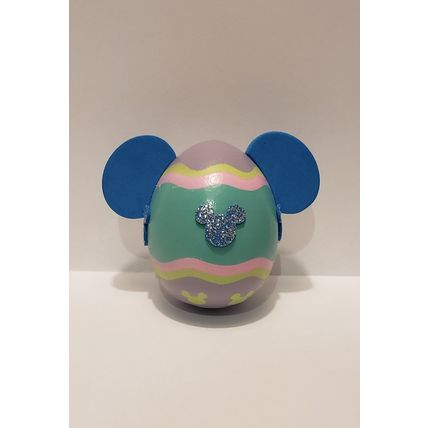 DISNEY MICKEY EARS EASTER EGG COLORED WITH GLITTER CAR TRUCK ANTENNA TOPPER~NEW~