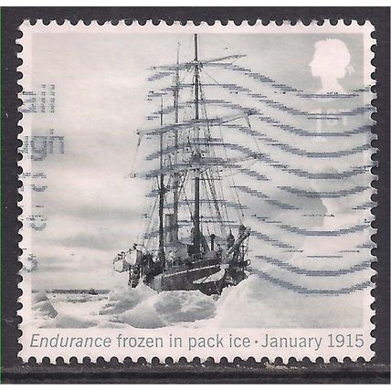 GB 2016 QE2 1st Shackleton & Endurance Expedition used SG 3788 ( H1194 )