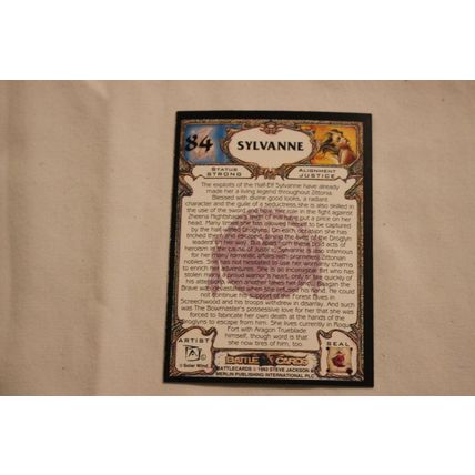 Sylvanne 1993 Merlin Battle Cards NO. 84