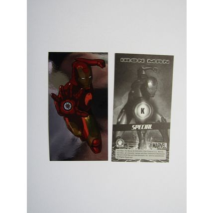Marvel - Iron Man The Movie 2008 - Preziosi Sticker Drop-down Choice (e18)