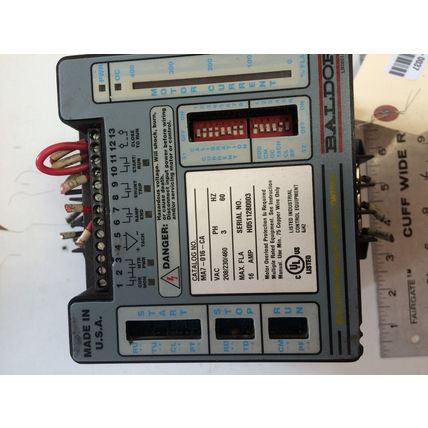 BALDOR LB0001A04,MA7-016-CA SOFT START CONTROL, 3-PH,16 AMP,208-230/460 VAC,TC