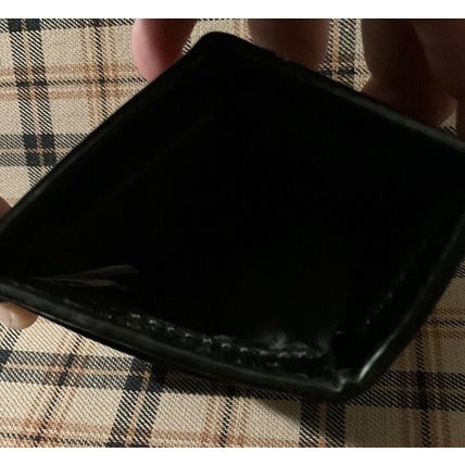 A Very Sweet Vintage Coach Signature C Print Black Leather ID Card Wallet
