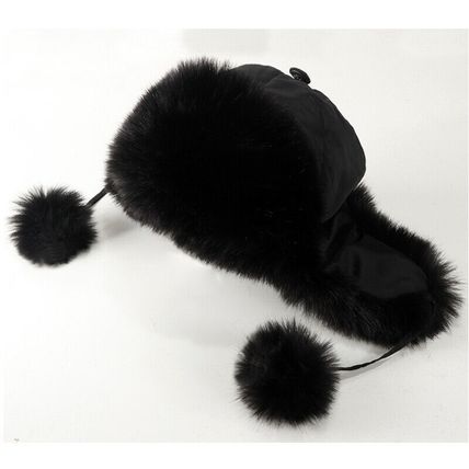 Winter Hat Fur Women Faux Hat Earflap Ski Trapper Cap Warm Russian Ushanka Hat