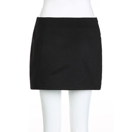Y2k Mini Skirts Short For Woman Coquette Clothes E-girl Cute Bow Tie Low Waist