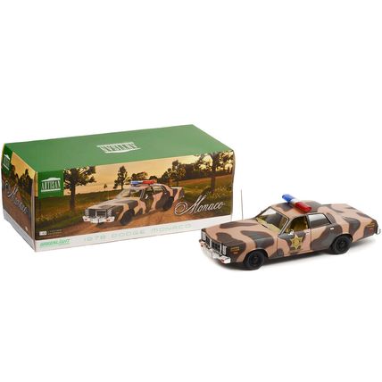 1978 Dodge Monaco Brown Camouflage "Hazzard County Sheriff" 1/18 Diecast Mode...