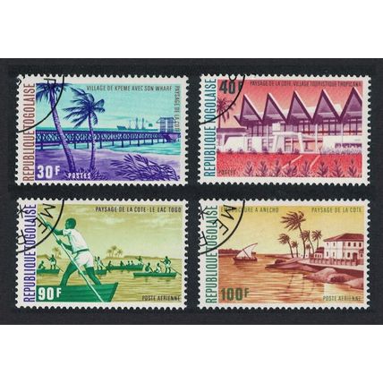 Togo Fishing Tourism Coastal Scenes 4v 1974 CTO SG#998-1001