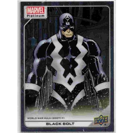 MARVEL PLATINUM card # 198 BLACK BOLT (2022)