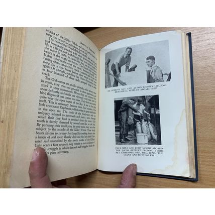 RARE* 1936 1ST EDITION PAUL SIPLE "SCOUT TO EXPLORER" BYRD ANTARCTIC BOOK (T4)