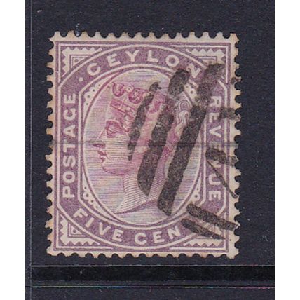 CEYLON 1886 5c ( SHADE / COLOUR VARIANT? ) USED