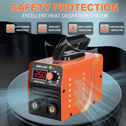 Super Mini Stick Welder Machine,110V 250A ARC Portable MMA Welding Machine for B