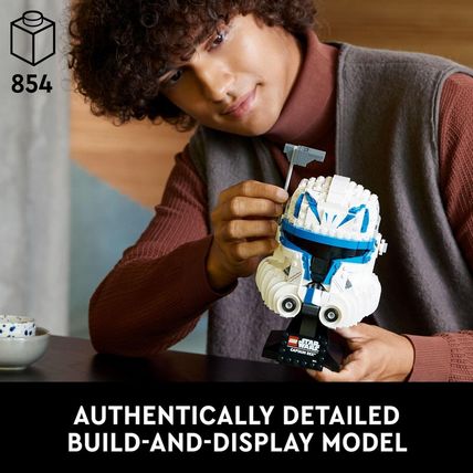 LEGO Star Wars Captain Rex Helmet Building Set, the Clone Wars Collectible Model