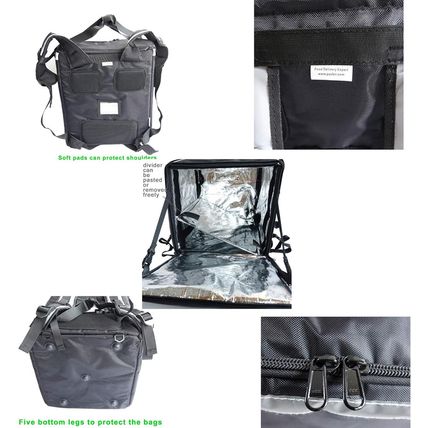 PK-140Z: Huge Heat Insulation Food Delivery Bag for Motorcycle, Big Pizza Delive