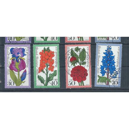 Berlin stamps 1976 Humanitarian Relief Funds Garden Flowers used/CTO (L935)
