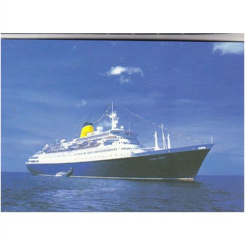 Colour Postcard - Saga Rose Cruise Ship