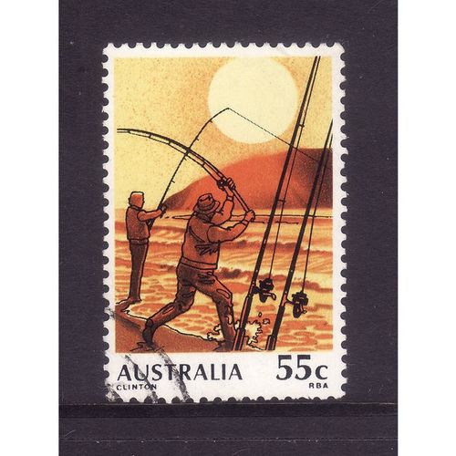 AUSTRALIA 1979 SG 727 55c SURF FISHING FINE USED