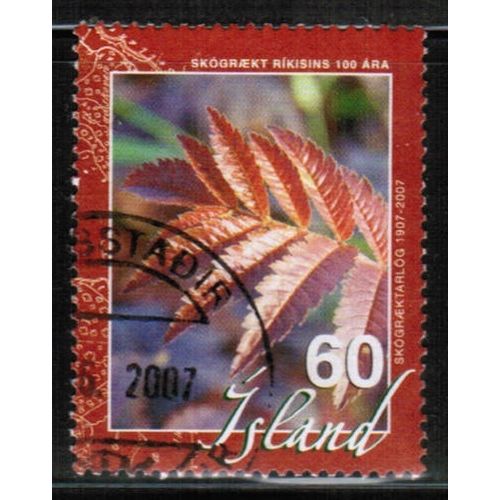2007 Iceland Sc# 1102 used - Forestry 60k