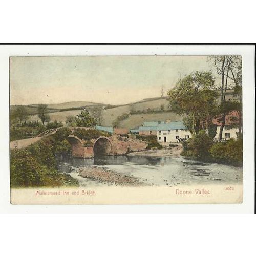 Somerset DOONE VALLEY Malmsmead Inn Postcard by Stengel (16573)
