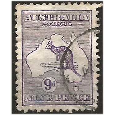 Australia 1915 SG27 9d Violet Good/Fine Used .. ..