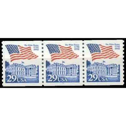 2609 29c U.S. Flag Over White House Very Fine MNH PNC 7/3 W1425