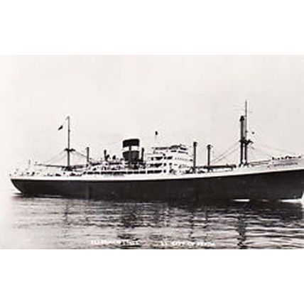 Ellerman Perth Perthshire Sea Liner Ship Photo Postcard