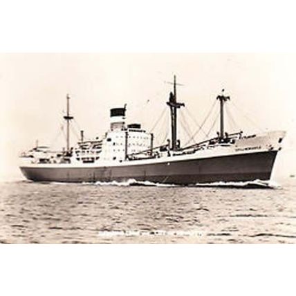Ellerman Newcastle Ship Boat RPC Real Photo Postcard