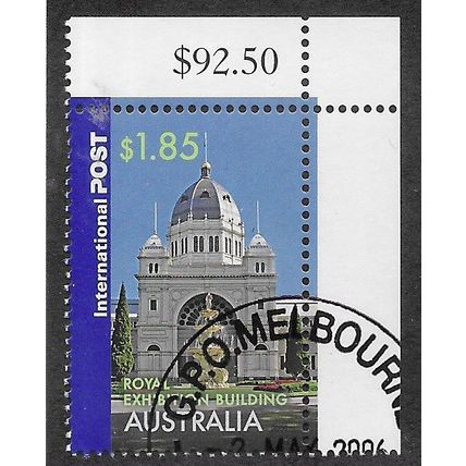 AUS 2006 $1.85 'ROYAL EXHIBITION BUILDING' (C.T.O) FINE USED (EBID76-510)