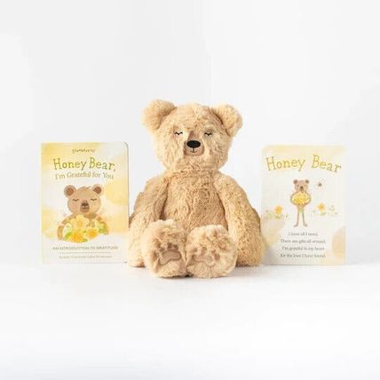 NEW - Slumber Kins Honey Bear Kin Plush toy Bear- Gratitude*