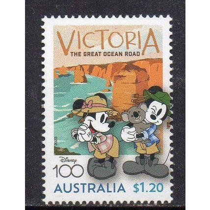 AUSTRALIA: 2023 DISNEY 100 YEARS OF WONDER, VICTORIA, MINT STAMP.