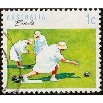 Australia 1989 Sport 1c Lawn Bowls Used Stamp .