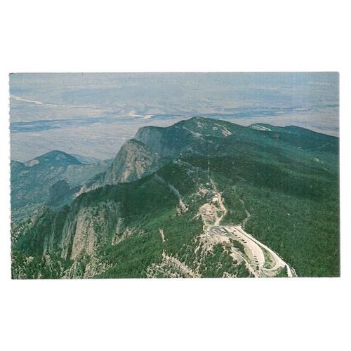 SANDIA CREST, Albuquerque, New Mexico postcard c.1981 unused =