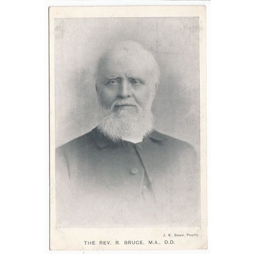 The Rev R Bruce Postcard