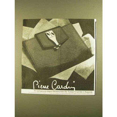 1979 Pierre Cardin Europa Ensemble Secretary Ad