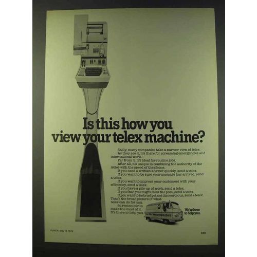 1979 Post Office Telecommunications Ad