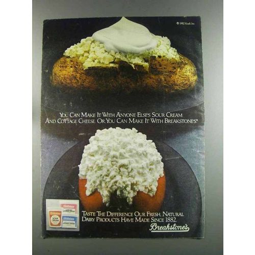 1982 Breakstone's Cottage Cheese and Sour Cream Ad
