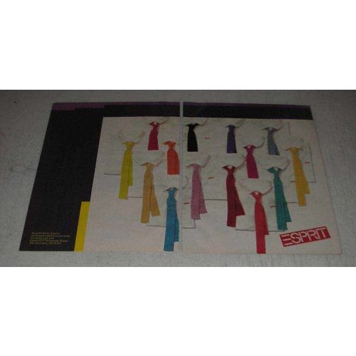 1983 2-page Esprit Fashion Ad