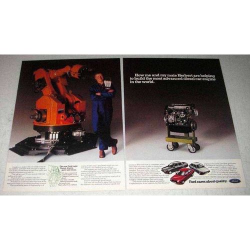 1984 Ford Motors Ad - Advanced Diesel Car Engine