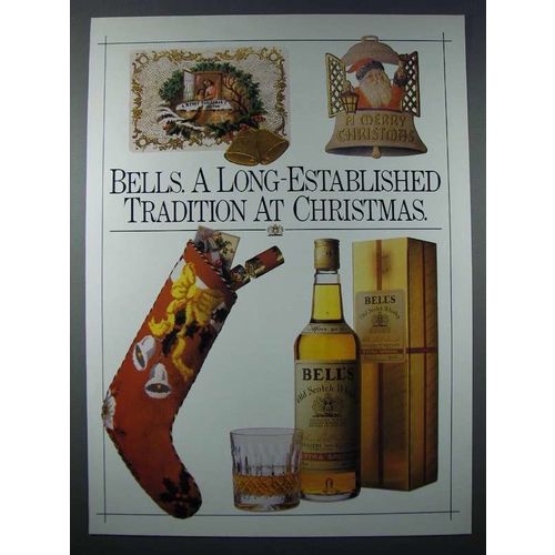 1986 Bell's Scotch Ad - Long Established Tradition