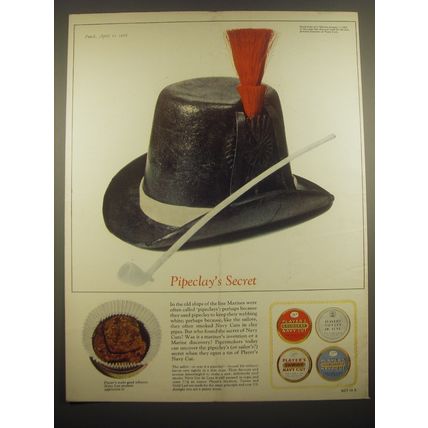 1966 Player's Navy Cut Tobacco Ad - Pipeclay's Secret