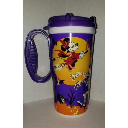 DISNEYLAND PARKS HAPPY HALLOWEEN 2018 TRAVEL SIPPER MUG CUP W/ LID~NEW~GHOULS