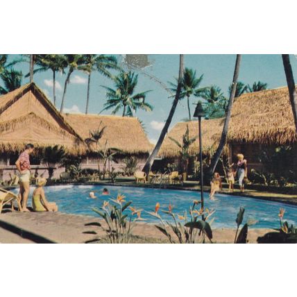 Hawaii Hotels - Lot of 7 - Vintage Postcards - Kona, Maui, Waikiki, Hilton