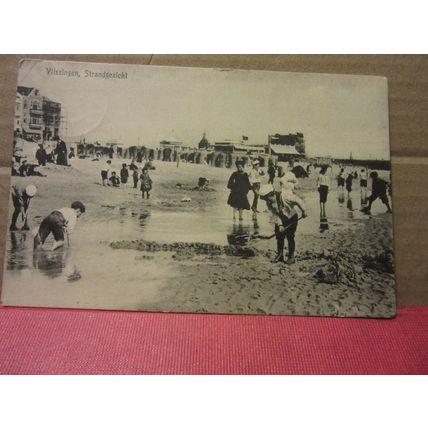 VLISSINGEN, FLUSHING, HOLLAND used antique postcard 1912 pm #