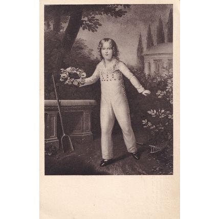 Napoleon Painting Herzog Richstadt Austria Wien Palace Old Postcard