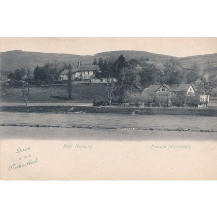Stift Neuburg Pension Stiftsmuhle Hotel Antique Austria Postcard