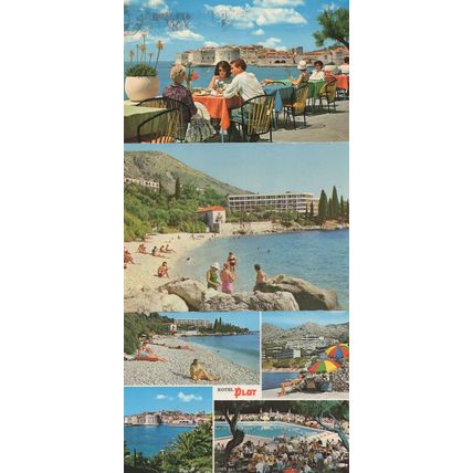 Dubrovnik Hotel Plat 3x Croatia Postcard s
